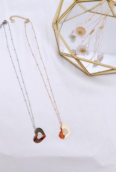 Wholesaler Mochimo Suonana - heart pendant necklace