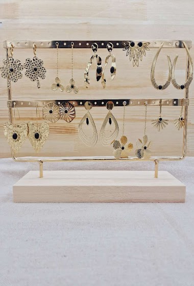 Großhändler Mochimo Suonana - Set mit 10 Paar Ohrringen aus Edelstahl