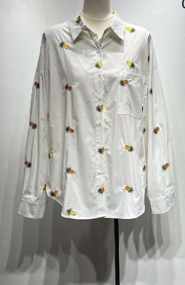Wholesaler Mochy - shirt with pineapple fruit