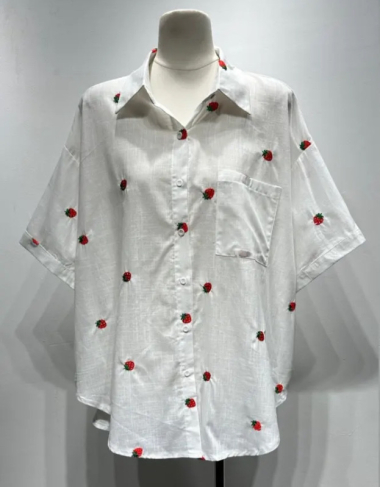 Wholesaler Mochy - Embroidered shirt
