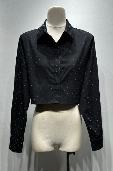 Großhändler Mochy - Strass-Shirt