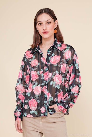 Shirts with print flowers