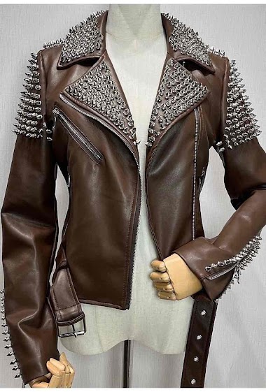 Mayorista Mochy - Leatherette perfecto with studs