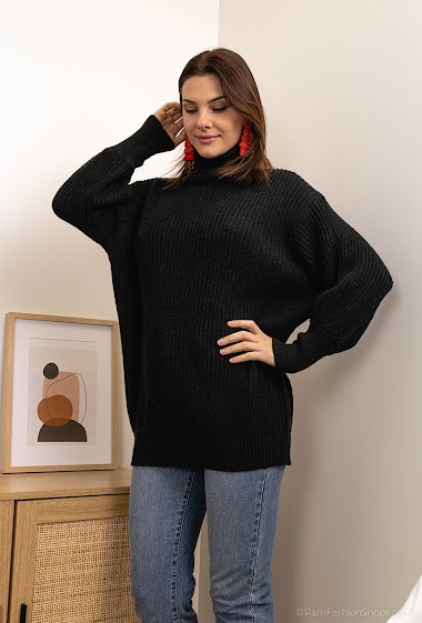 Wholesaler Mochy - Sweater with puff sleeves