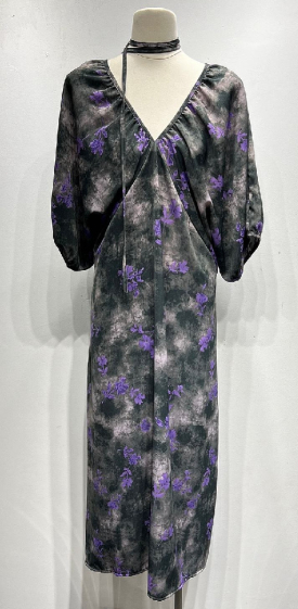 Grossiste Mochy - robe long  imprime