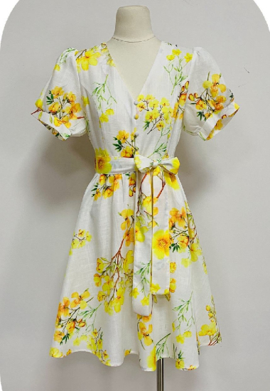 Wholesaler Mochy - flower pattern dress