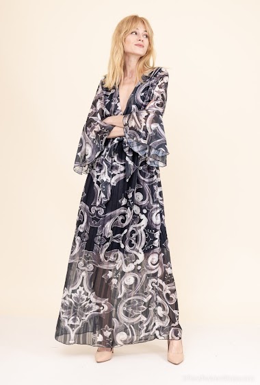 Wholesaler Mochy - Dress long print