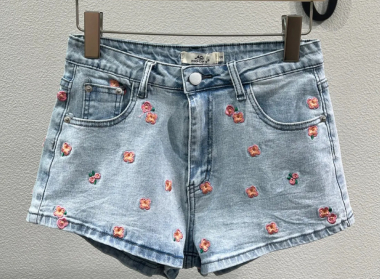 Wholesaler Mochy - embroidered shorts