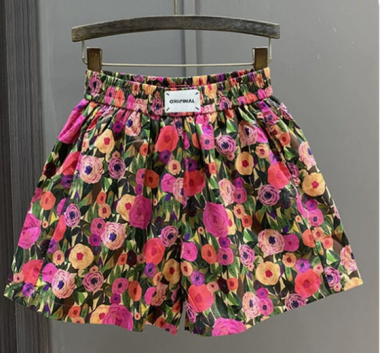 Wholesaler Mochy - Flower pattern shorts