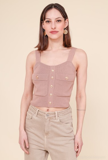 Wholesaler Mochy - Top with buttons