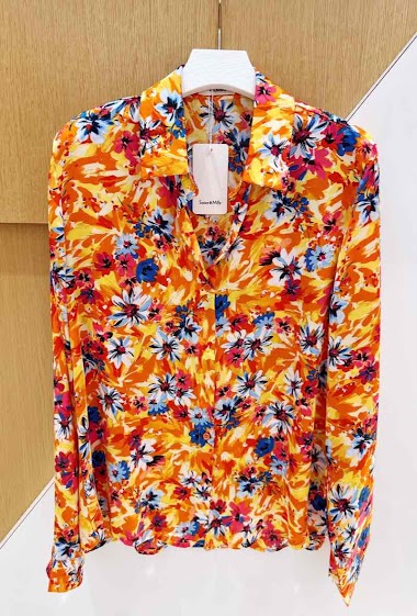 Wholesaler Suzzy & Milly - Silky printed shirt