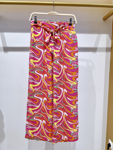 Wholesaler Suzzy & Milly - Flowy pants with flower print