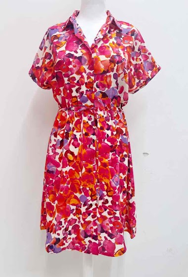 Großhändler Suzzy & Milly - Flower printed shirt dress