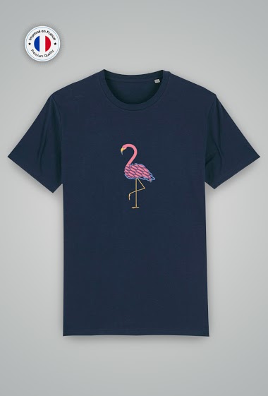Grossiste Mod'doux - T-shirt Enfant - Flamant Rose