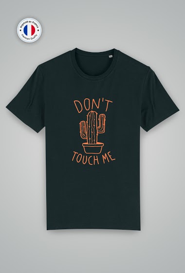Grossiste Mod'doux - T-shirt Unisexe - Don't touch me