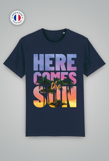 Grossiste Mod'doux - T-shirt Unisexe - Here Come The Sun