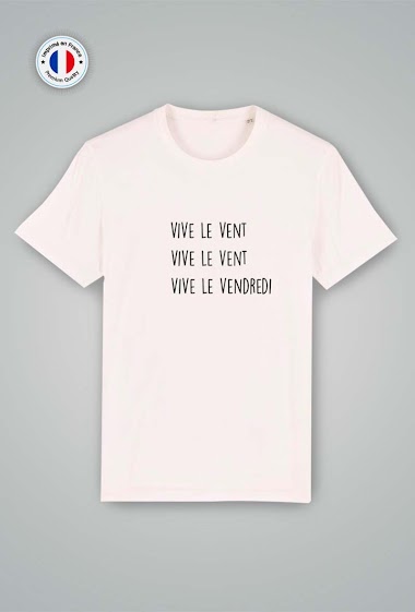 Grossiste Mod'doux - T-shirt Unisexe - Vive le vent