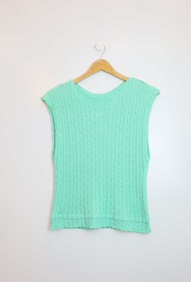 Wholesaler Modern Fashion - Cropped sleeveless sweater