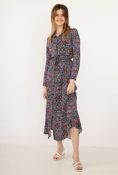 Wholesaler Modissimo - Long printed dress
