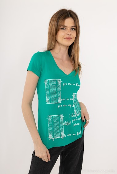 Wholesaler Modissimo - Printed t-shirt