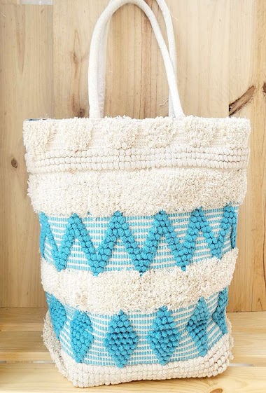 Wholesalers Mogano - Bicolor coton.bag handmade