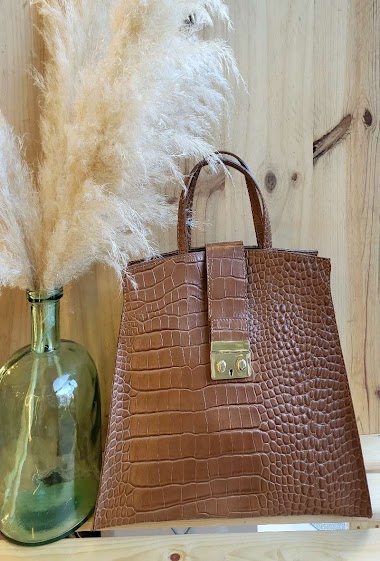 Wholesalers Mogano - Leather croco bag