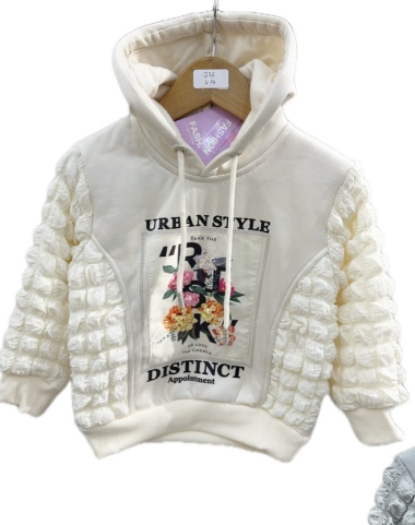 Großhändler Mon Ami - Trichterhals-Sweatshirt für Mädchen