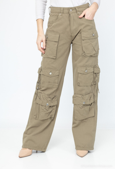 Wholesaler Monday Premium - Multi-pocket cargo jeans