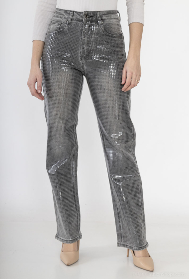 Wholesaler Monday Premium - Sequined straight jeans