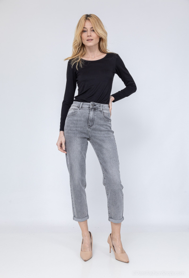 Großhändler Monday Premium - Mom-Fit-Jeans mit hohem Bund