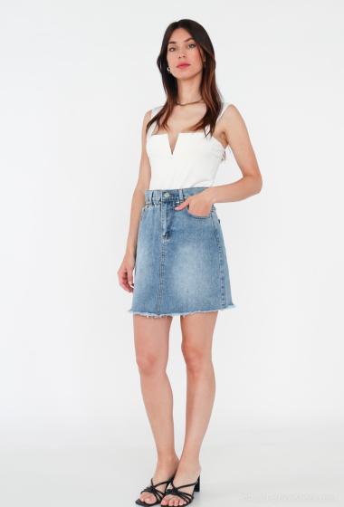 Wholesaler Monday Premium - rhinestone denim skirt