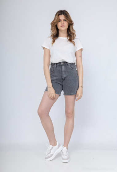 Wholesaler Monday Premium - High-waisted denim shorts