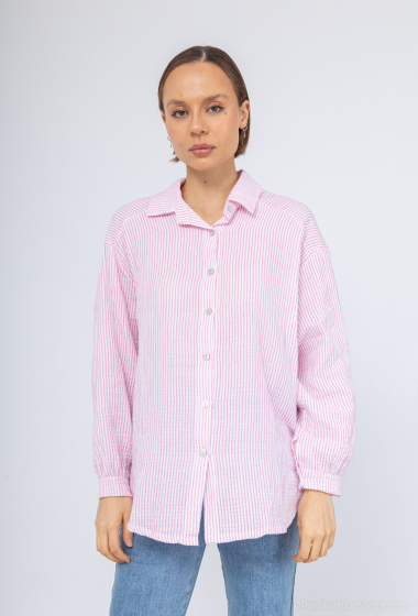 Wholesaler Mooya - Striped cotton shirt