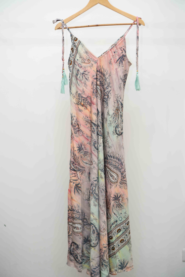 Wholesaler MOOYA INDIA - Long printed strappy dress