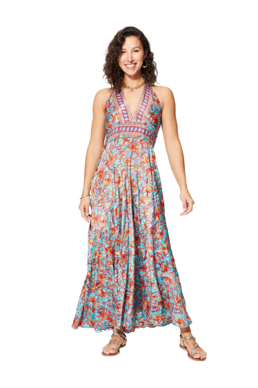 Wholesaler MOOYA INDIA - Smocked backless dress