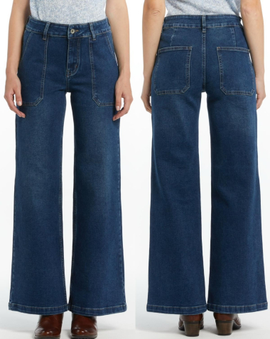 Grossiste Mooya - Jeans denim avec poches larges