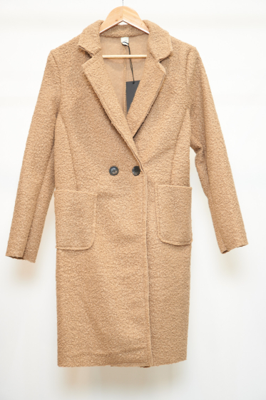Wholesaler Mooya - Long French terry-effect winter coat