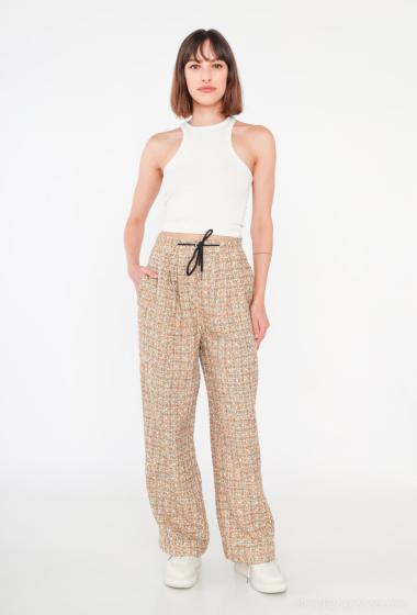 Wholesaler Mooya - Metallic thread pleated trousers