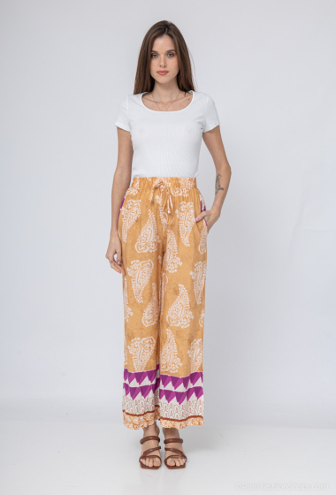 Wholesaler Mooya - Flowy printed pants with pockets