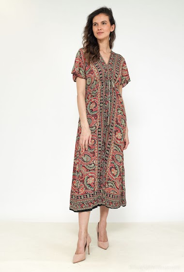 Wholesaler Mooya - Maxi printed dress