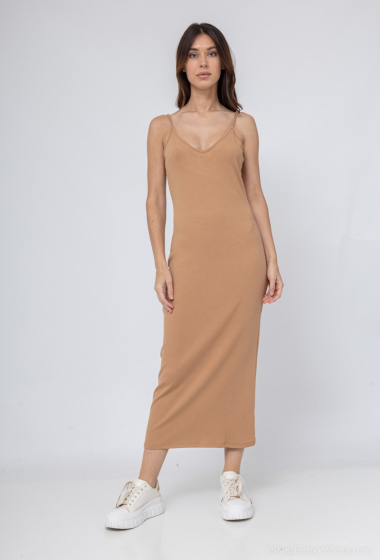 Wholesaler Mooya - Long dress with fine knit straps