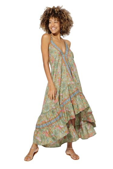 Wholesaler MOOYA INDIA - LONG PRINTED DRESS