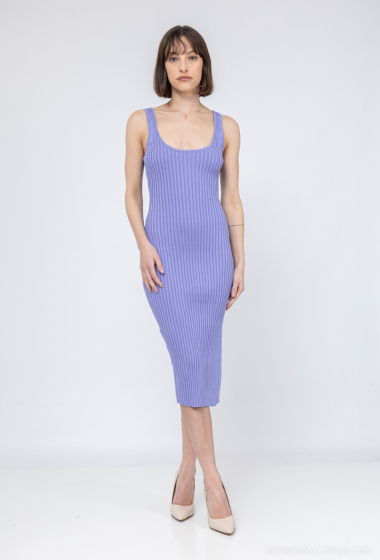 Wholesaler Mooya - Mid-length knit dress with strap
