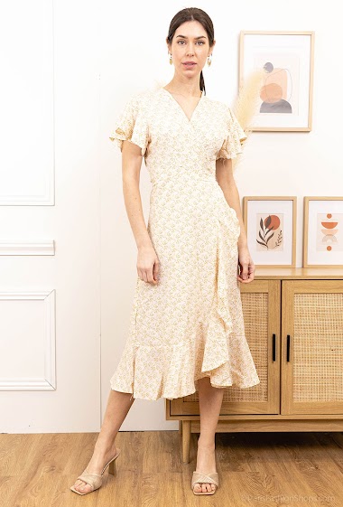 Wholesaler Mooya - Wrap printed dress
