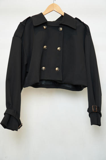 Wholesaler Mooya - Short double-breasted trench coat