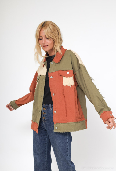 Wholesaler Mooya - Colourblock cotton jacket