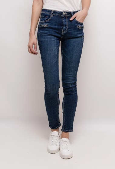 Wholesaler Mozzaar  Forever - Jeans with zips