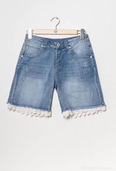 Wholesaler Mozzaar  Forever - Short jeans  lace