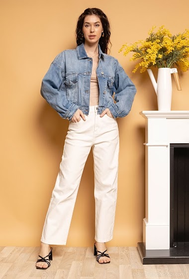 Grossistes Mozzaar  Forever - Veste en jeans courte