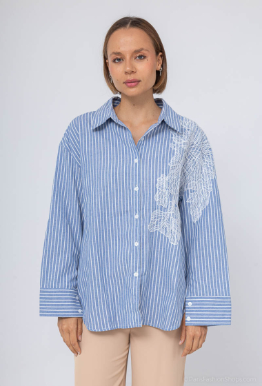 Wholesaler MOZZAAR FOREVER - Shirt with border